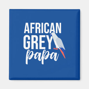 Aimant Papa de perroquet gris africain