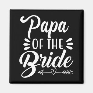 Aimant Papa Du Mariage Mariage Mariage Fête Famille Maria