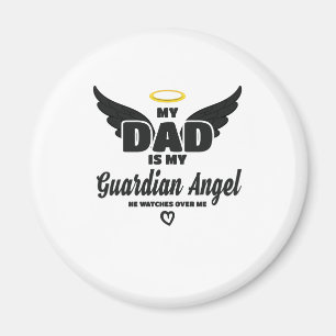 Aimant Papa Est Mon Gardien Angel Montre Sur Moi En Mémoi