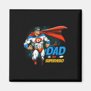 Aimant Papa est mon super-héros Enfants Drôle Cadeau Fête