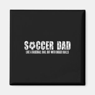 Aimant Papa footballeur comme un papa baseball mais avec