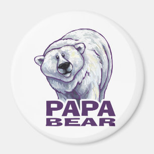 Aimant Papa Polar Bear