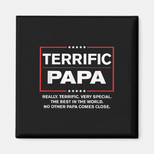 Aimant Papa Terrifique - Drôle Donald Trump Best Papa