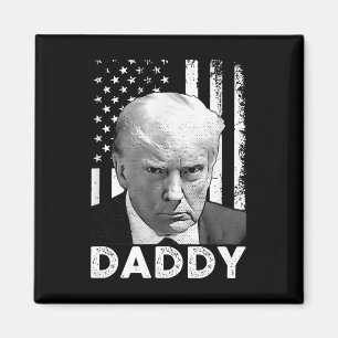 Aimant Papa Trump 2025 Président Supporters Hommes Et Fem