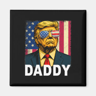 Aimant Papa Trump Drôle Papa Trump Papa Pour Hommes Et Fe