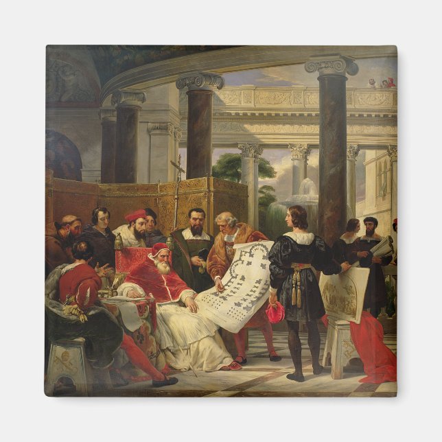 Aimant Pape Julius II ordonnant Bramante (Devant)