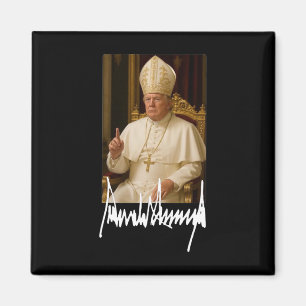 Aimant Pape Trump Drôle Américain Président Trump Vatican