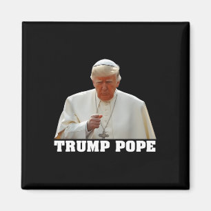 Aimant Pape Trump Drôle Trump Vatican Chrétien Rétro Chu