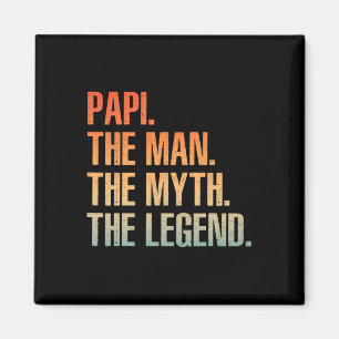 Aimant Papi Pour Hommes Papa Grand-Père Homme Mythe Légen