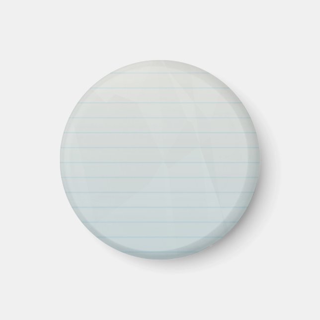 Aimant Papier à Carnet spiral (Devant)