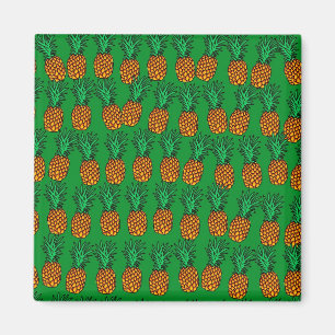 Aimant Papier peint ananas