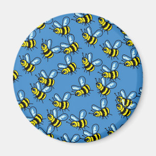 Aimant Papier peint d'abeille