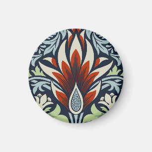 Aimant Papier peint floral Morris Navy Blue Snakeshead