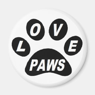 Aimant Papilles d'amour sur pattes noires