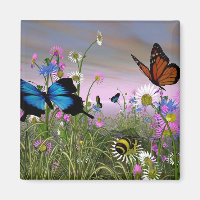 Aimant papillon (Devant)