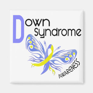 Aimant PAPILLON 3,1 de syndrome de Down