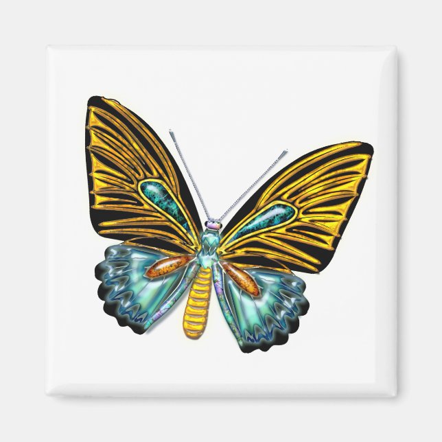Aimant Papillon à bille (Devant)