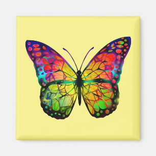 AIMANT PAPILLON ABSTRAIT