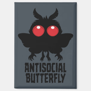 Aimant Papillon Antisocial Mothman Cryptide