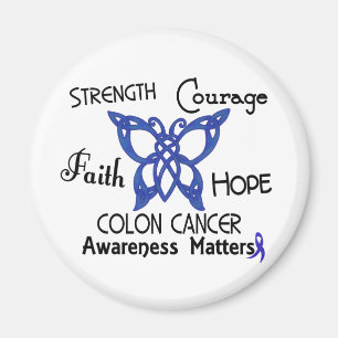 Aimant Papillon celtique 3 de cancer du colon