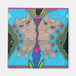 Aimant Papillon : Côté Côté Côté Chats