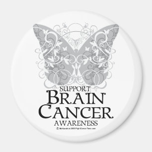 Aimant Papillon de cancer du cerveau