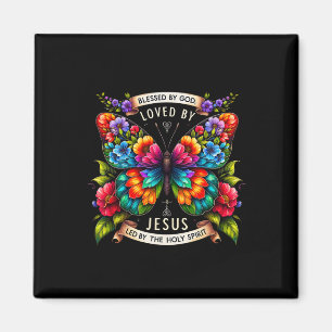 Aimant Papillon de Jésus aimé par Jésus conduit par le Sa