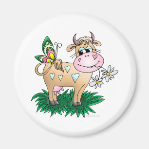 Aimant papillon de vache