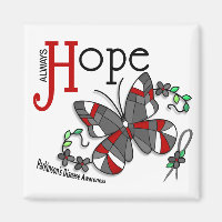 Papillon en verre tendu Maladie de Parkinson