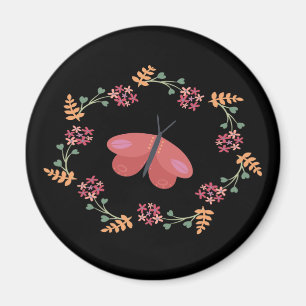 Aimant Papillon Sombre