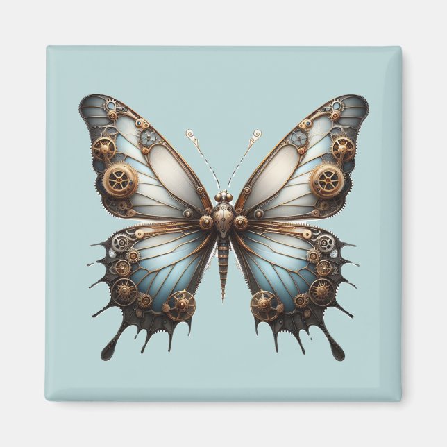 Aimant papillon vapeur (Devant)