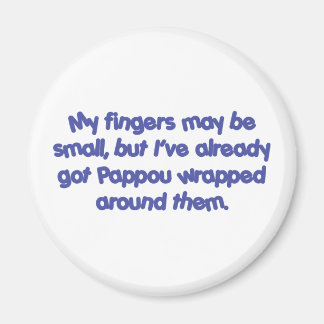 Aimant Pappou&apos ; s enveloppés (bleu)