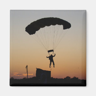 Aimant Parachute de Skydiver à Sunset Sky Diver