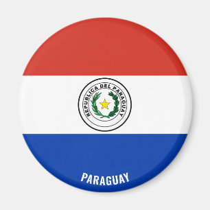 Aimant Paraguay Drapeau charmant patriotique