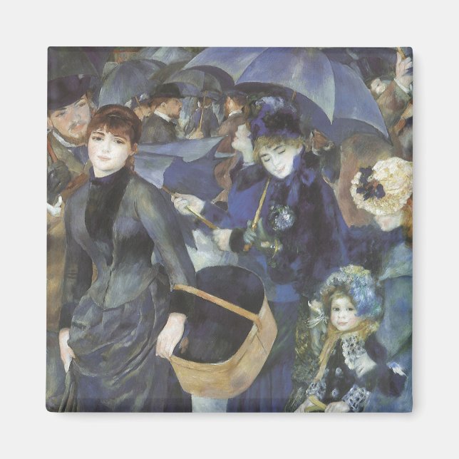 Aimant Parapluies de Pierre Renoir, Impressionnisme Vinta (Devant)