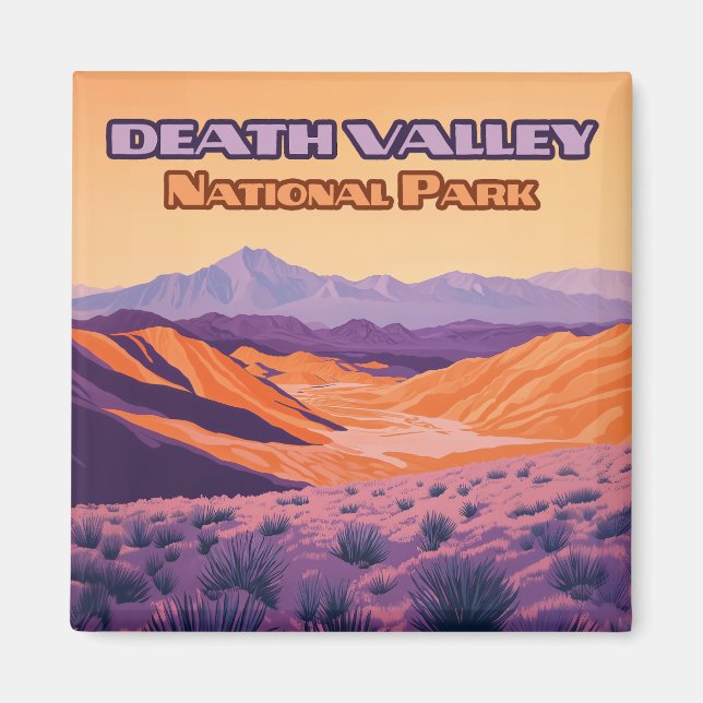 Aimant Parc national de Death Valley Californie Nevada (Devant)