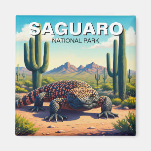 Aimant Parc national de Gila Monster Saguaro