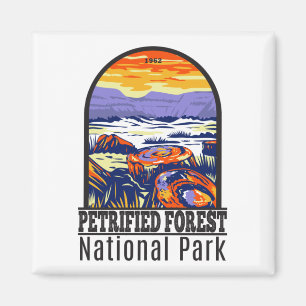 Aimant Parc National de la Forêt Petrifiée Arizona Vint