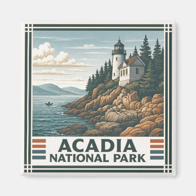 Aimant Parc national de l'Acadie (Devant)