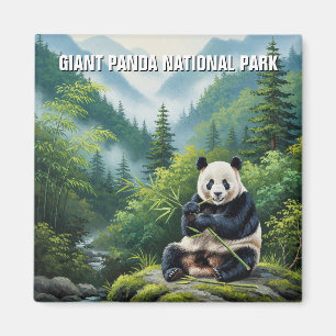 Aimant Parc national de Panda géant Chine Voyage