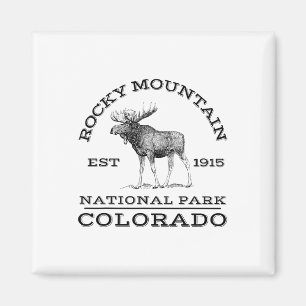 Aimant Parc national de Rocky Mountain Colorado Moose Ran