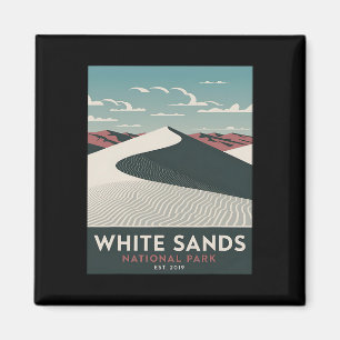 Aimant Parc national de White Sands Camping randonnée vin