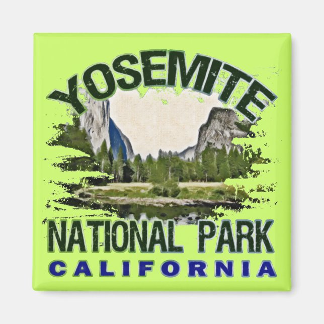 Aimant Parc national de Yosemite, Californie (Devant)
