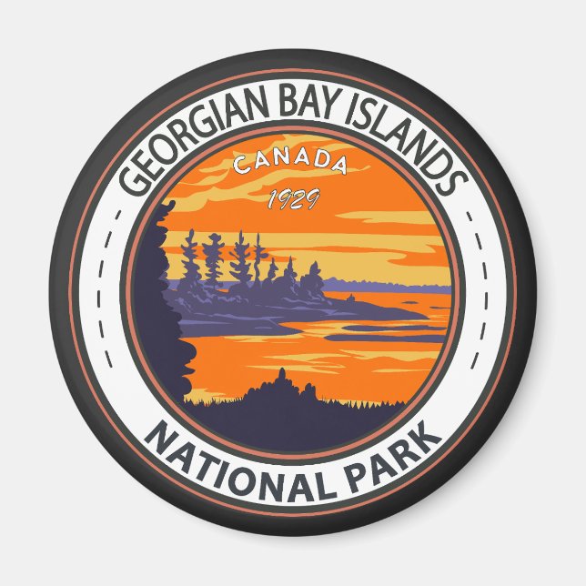 Aimant Parc national des Îles-de-la-Baie-Georgienne Badge (Devant)