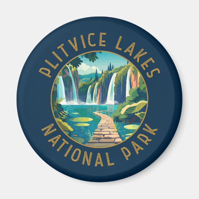 Aimant Parc national des lacs Plitvice Croatie en état de (Devant)