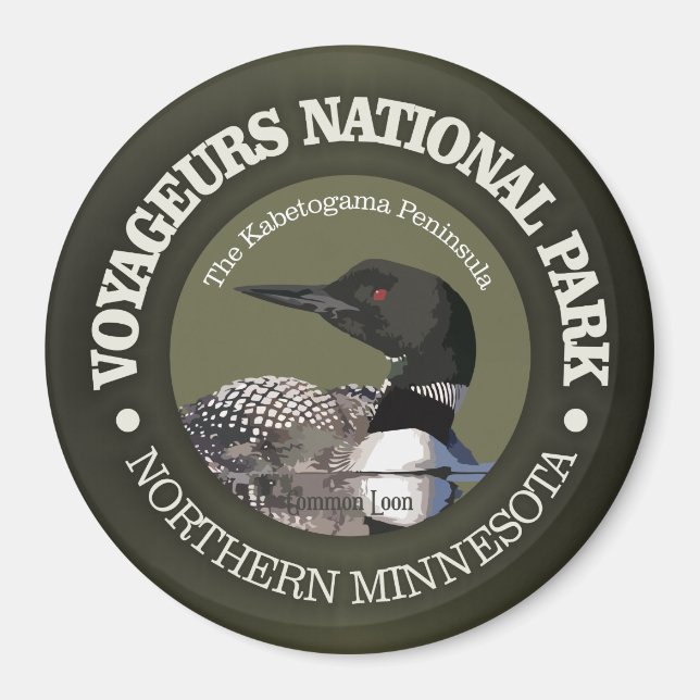 Aimant Parc national des Voyageurs (Loon) (Devant)