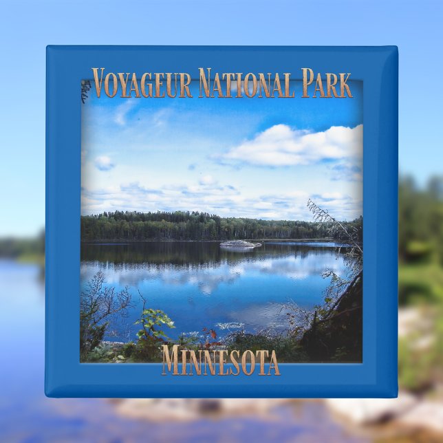 Aimant Parc national des Voyageurs, Minnesota (Créateur téléchargé)
