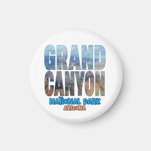 Aimant Parc national du Grand Canyon Arizona (Devant)