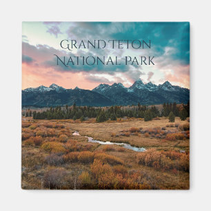 Aimant Parc national du Grand Teton photo du coucher du s