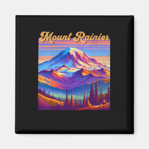 Aimant Parc national du mont Rainier Souvenir d'art de mo